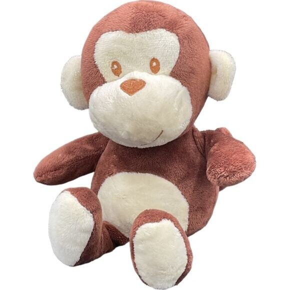 Little Brown Monkey Plush Stuffed Animal 9" - Picture 1 of 4